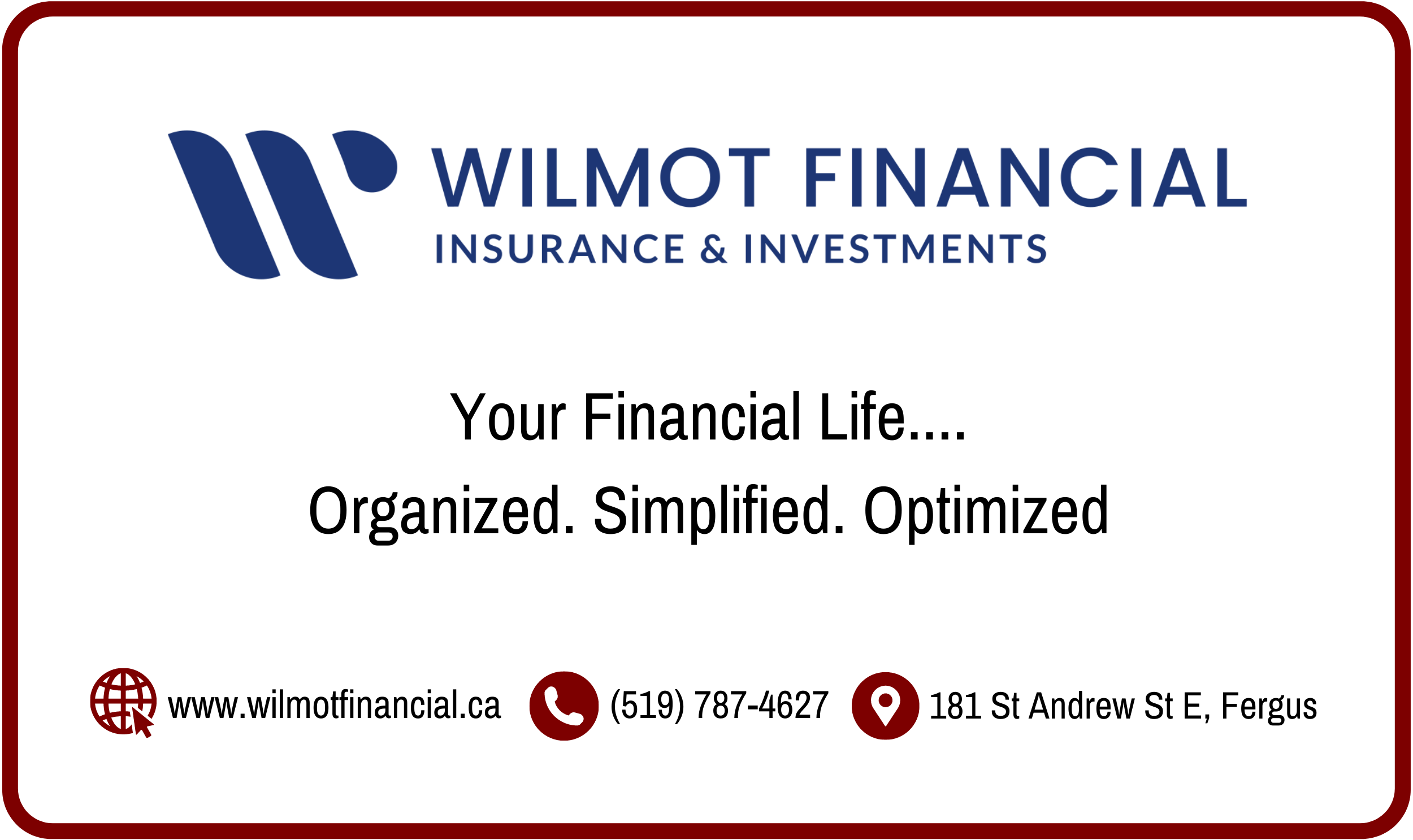 Wilmot Financial Services Coupon